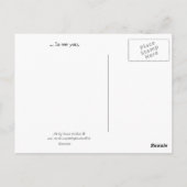 Soda Girl vermist je Briefkaart (Achterkant)