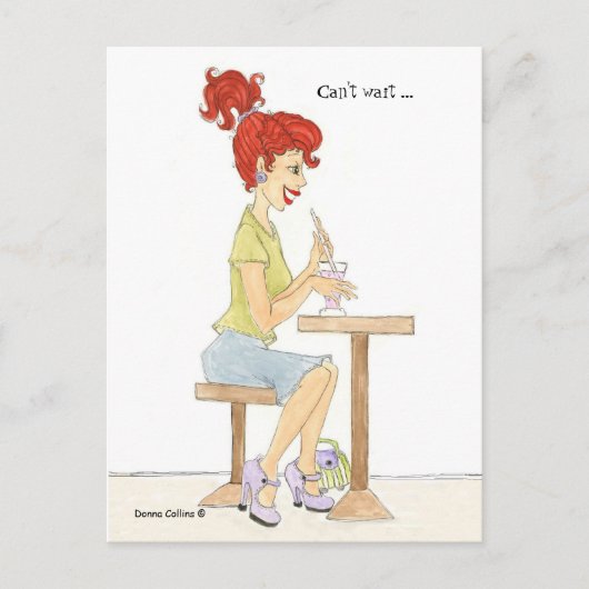 Soda Girl vermist je Briefkaart (Voorkant)