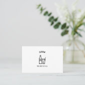 Soda het beste van allemaal visitekaartje (Staand voorkant)