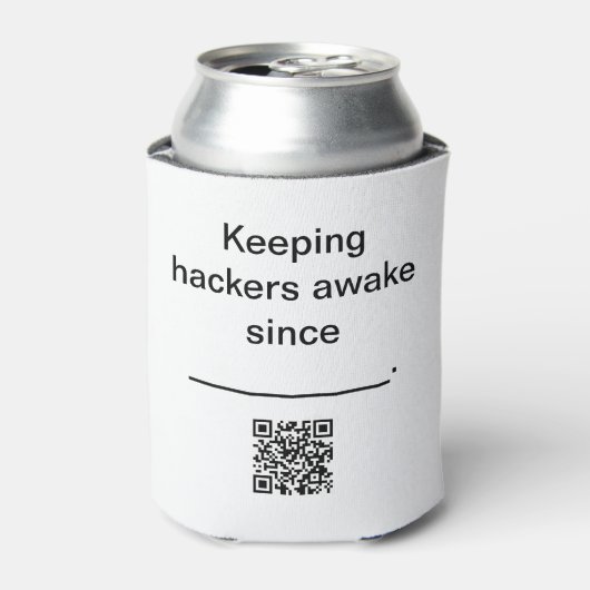 Soda isolator - Voor hackers Blikjeskoeler (Blikje Voorkant)