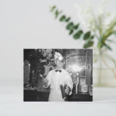 Soda Jerk, jaren '30 Briefkaart (Staand voorkant)