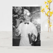 Soda Jerk, jaren '30 Kaart (Gele Bloem)