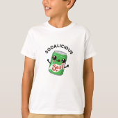 Soda-licious Funny Soda Pop Pun T-shirt (Voorkant)
