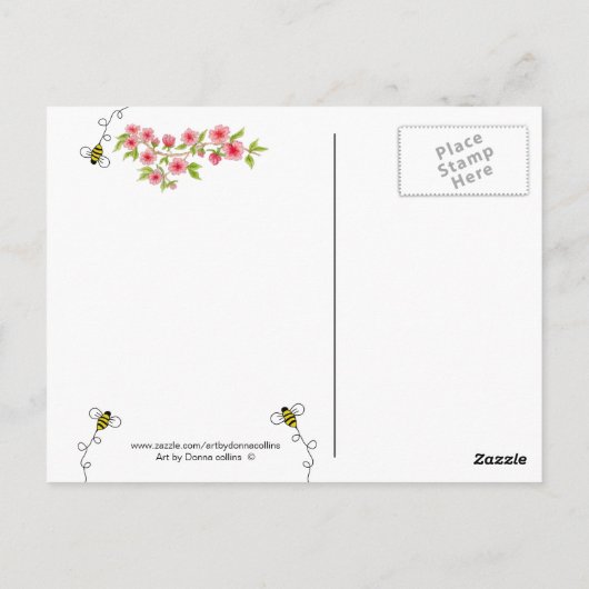 Soda Meisje briefkaart (Achterkant)