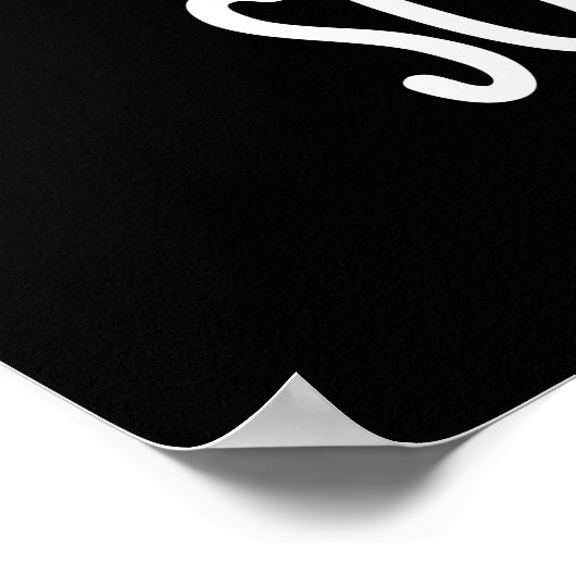 Soda Poop Funny Drink Pun Dark BG Poster (Hoek)