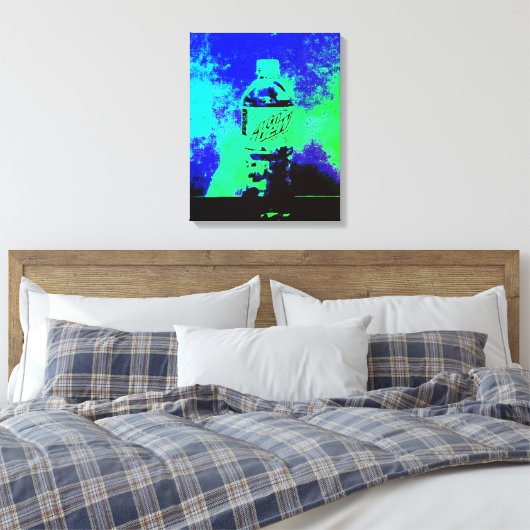 Soda pop art canvas afdruk (Insitu (Slaapkamer))