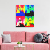Soda pop art canvas afdruk (Insitu (Woonkamer))