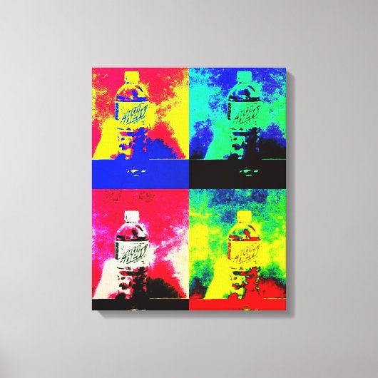 Soda pop art canvas afdruk (Voorkant)
