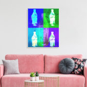 Soda pop art canvas afdruk (Insitu (Woonkamer))