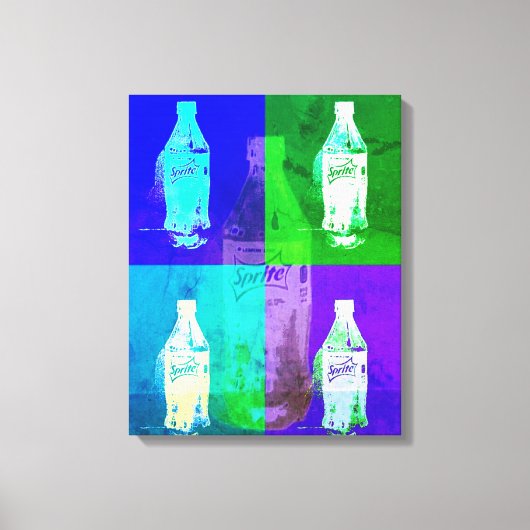 Soda pop art canvas afdruk (Voorkant)