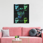 Soda pop art canvas afdruk (Insitu (Woonkamer))
