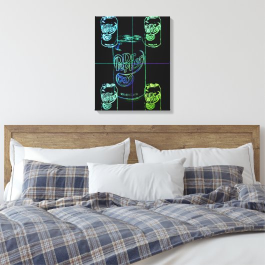 Soda pop art canvas afdruk (Insitu (Slaapkamer))