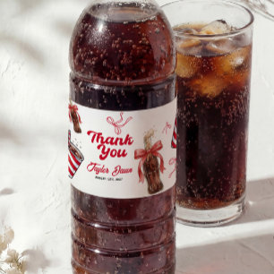 Soda Pop Baby Shower Waterfles Etiket 