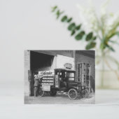 Soda Pop Bezorgwagen, 1924 Briefkaart (Staand voorkant)