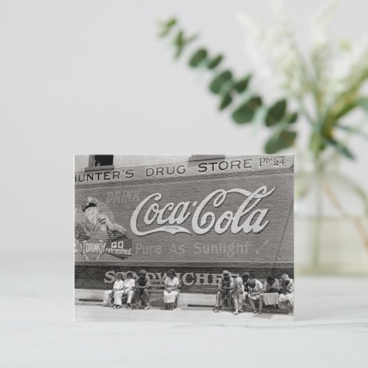 Soda Pop Billboard, 1939 Briefkaart (Staand voorkant)