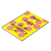 Soda pop bubbels Spiraal Foto Notitieboek (Linkerzijde)