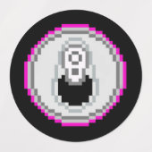 Soda Pop can Pixel Art - Roze Labels (Design 1)