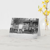 Soda Pop Delivery Truck, begin jaren twintig Kaart (Gele Bloem)