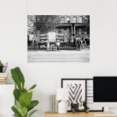 Soda Pop Delivery Truck, begin jaren twintig Poster (Thuiskantoor)