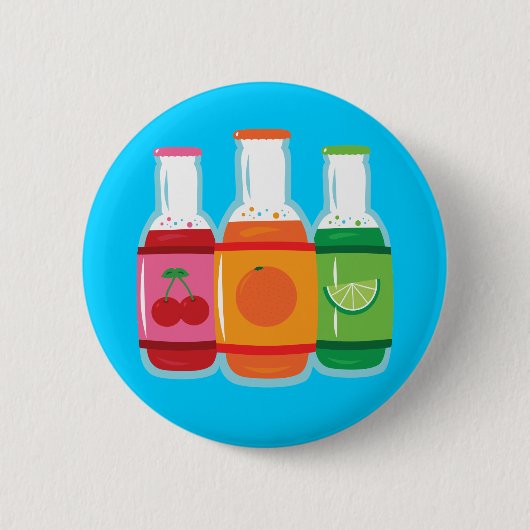 Soda-Poppen Ronde Button 5,7 Cm (Voorkant)