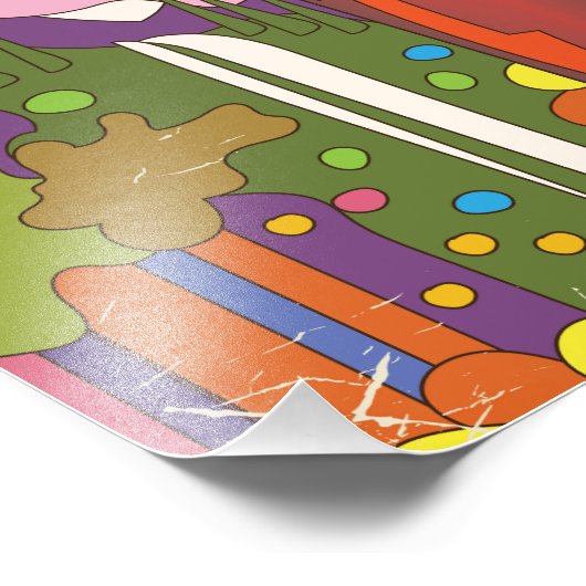 soda-poster foto afdruk (Hoek)