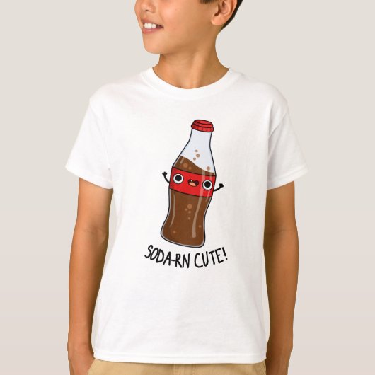 Soda-rn Cute Funny Soda Pun T-shirt (Voorkant)