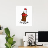 Soda-rn Funny Soda Pun Poster (Thuiskantoor)