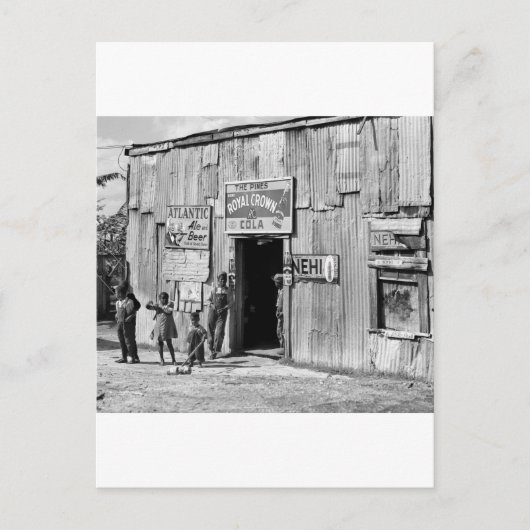 Soda Shack, jaren 40 Briefkaart (Voorkant)