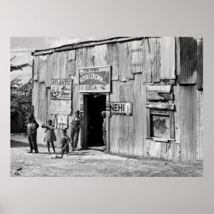 Soda Shack, jaren 40 Poster