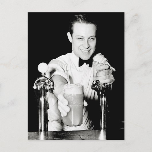 Soda Shop, 1936 Briefkaart (Voorkant)