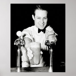 Soda Shop, 1936. Oude foto Poster