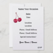 Soda Shop Uitnodiging - SRF (Achterkant)