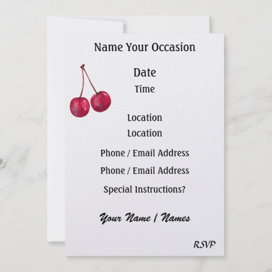 Soda Shop Uitnodiging - SRF (Achterkant)