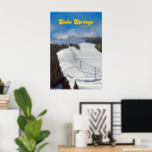 Soda Springs California Skigebied Reisposter Poster (Thuiskantoor)