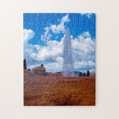 Soda Springs Geyser idaho. Legpuzzel (Verticaal)
