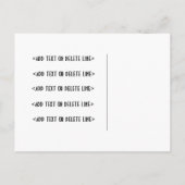 Sodashop Couple Post Card - Geen enveloppen inbegr Uitnodiging Briefkaart (Achterkant)