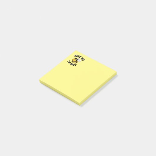 Sodemieter Op, Ik Ben Bezig Post-it® Notes (Schuin)