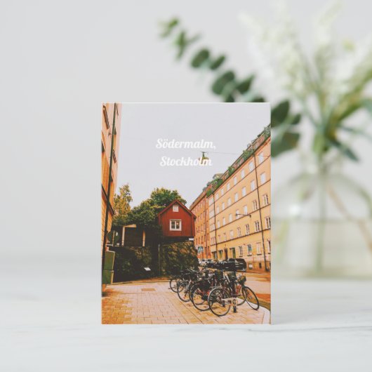 Södermalm, Stockholm, Zweden Briefkaart (Staand voorkant)