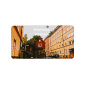 Södermalm, Stockholm, Zweden Etiket (Voorkant)