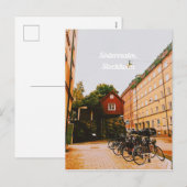 Södermalm, Stockholm, Zweden Feestdagenkaart (Voorkant / Achterkant)