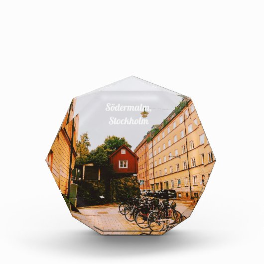 Södermalm, Stockholm, Zweden Fotoblokken (Voorkant)