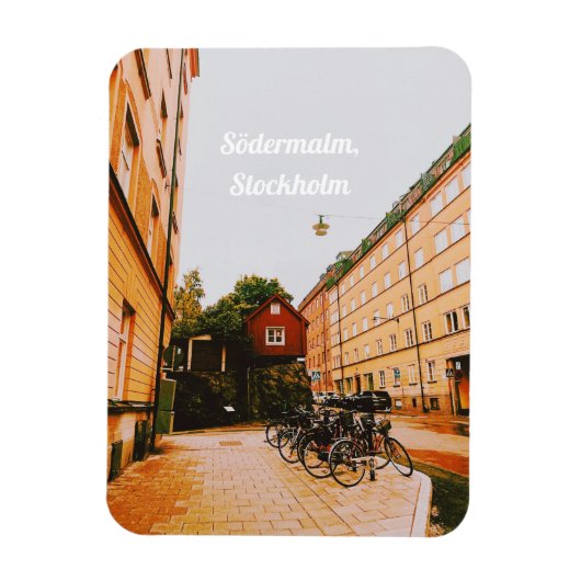 Södermalm, Stockholm, Zweden Magneet (Verticaal)
