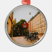 Södermalm, Stockholm, Zweden Metalen Ornament (Voorkant)