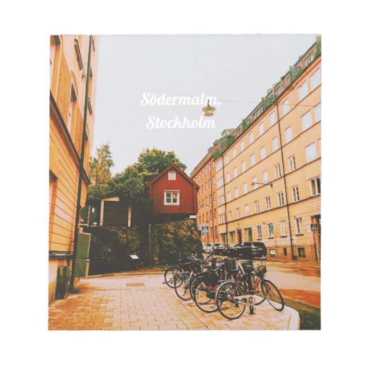 Södermalm, Stockholm, Zweden Notitieblok (Voorkant)