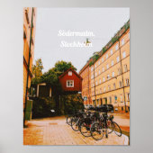 Södermalm, Stockholm, Zweden Poster (Voorkant)