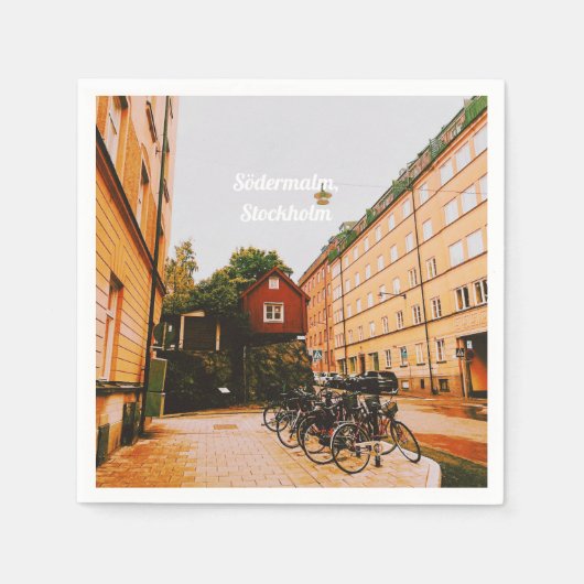 Södermalm, Stockholm, Zweden Servet (Voorkant)