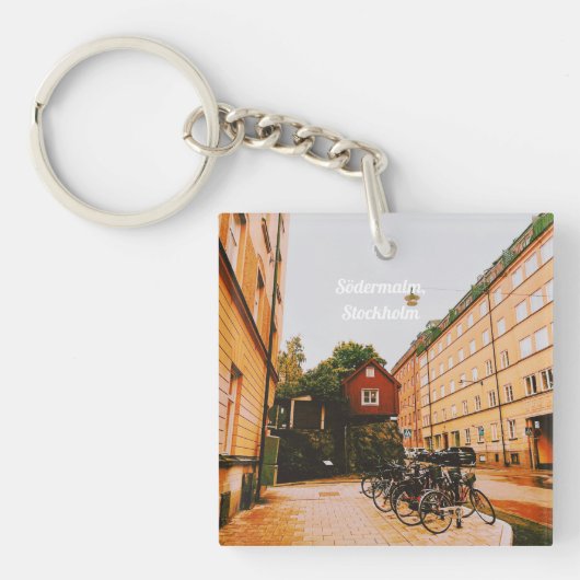 Södermalm, Stockholm, Zweden Sleutelhanger (voorkant)