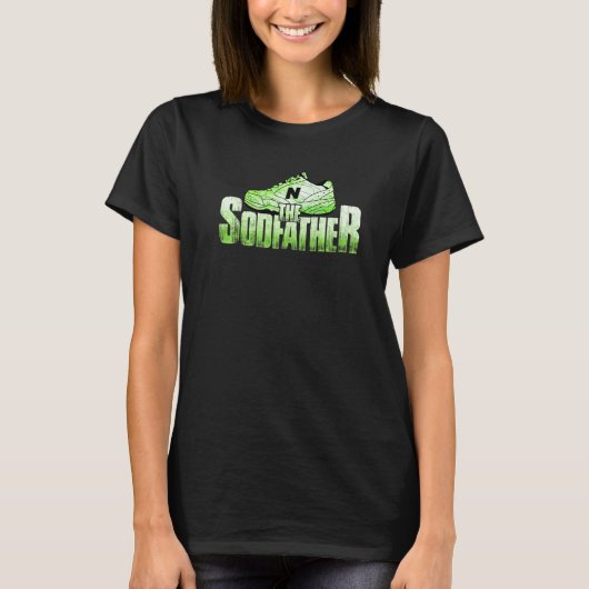 Sodfather Landscaping Lawn Mower T-shirt (Voorkant)