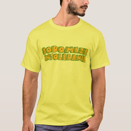 Sodomize-intolerantie T-shirt (Voorkant)