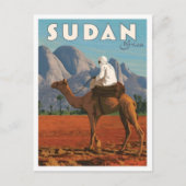 Soedan Afrika Vintage Reizen Briefkaart (Voorkant)